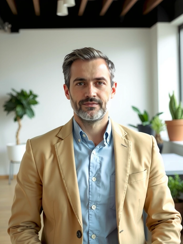 Portrait einer Ernährungsberaterin in einer modernen Praxis